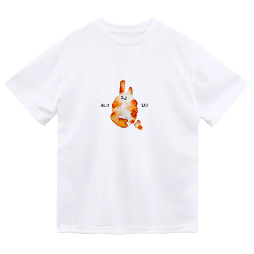 おにびうさぎ③ロゴ入り ドライTシャツ