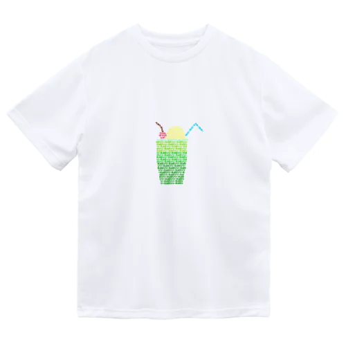 もじもじクリームソーダ ドライTシャツ