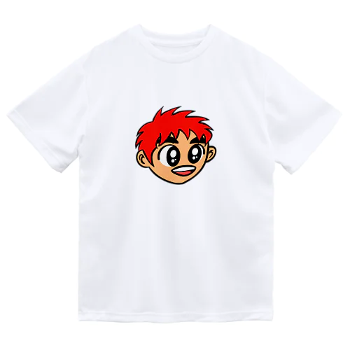 0007・赤い髪の少年（じゅうにブランド） ドライTシャツ