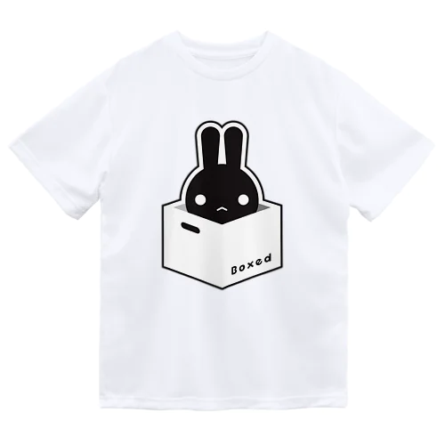 【Boxed * Rabbit】黒Ver ドライTシャツ