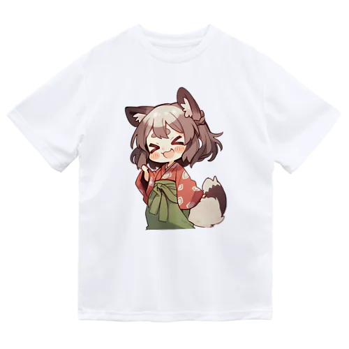 たぬっぺ (Tanuppe) ver.2　狸の神様、たぬき、タヌキ ドライTシャツ