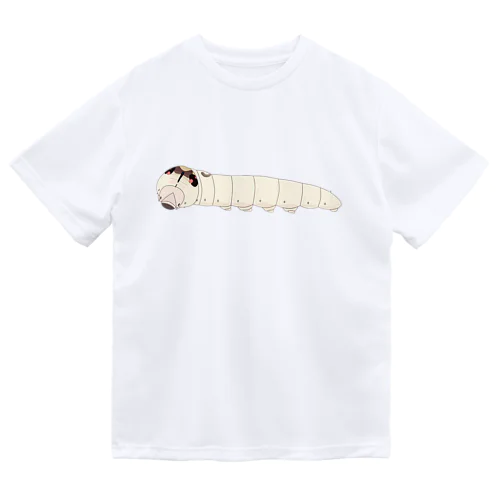 カイコガ(ようちゅう) Dry T-Shirt
