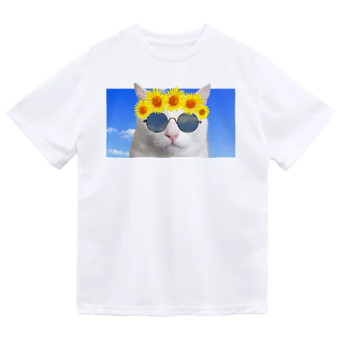 夏を満喫する猫 Dry T-Shirt