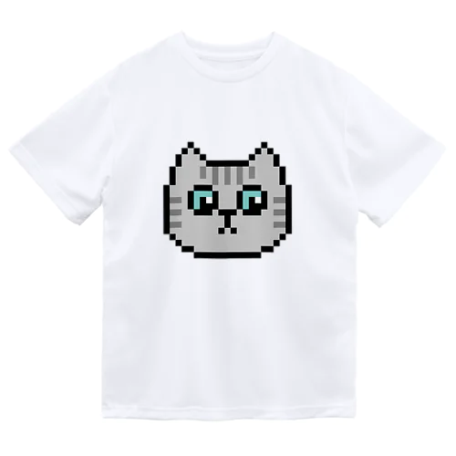 ドット絵のねこ（サバトラ） Dry T-Shirt