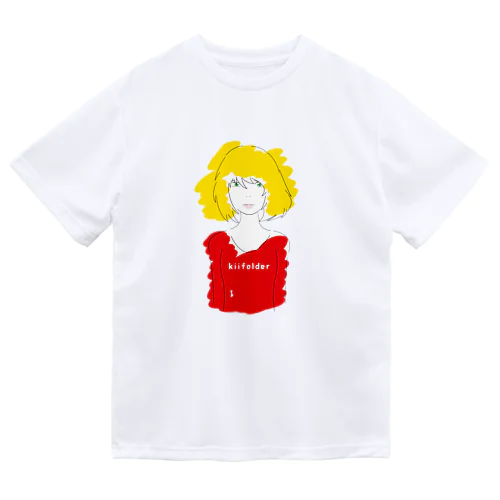 blond girl ドライTシャツ