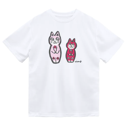 バリ猫 ドライTシャツ