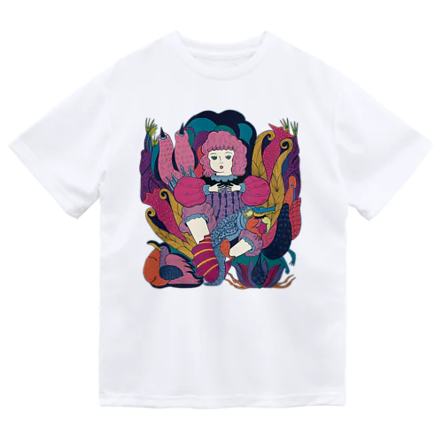 少女とイグアナ Dry T-Shirt