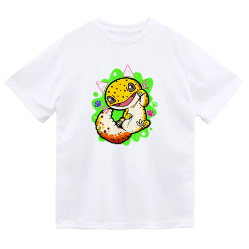 招き猫ヤモリ Dry T-Shirt
