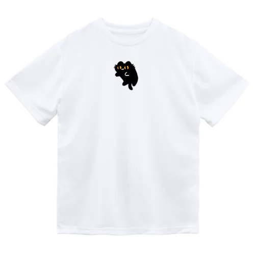 black cat*Length* Dry T-Shirt