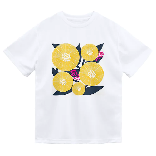 花模様２ ドライTシャツ