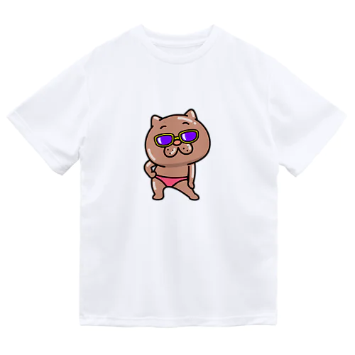 ウザ～～い猫　日焼け ドライTシャツ