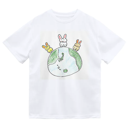 うさぎの国 ドライTシャツ