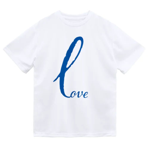 Love Blue Ribbon ドライTシャツ