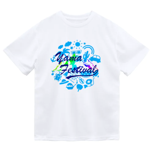 ヤマフェスステッカー（水色） Dry T-Shirt