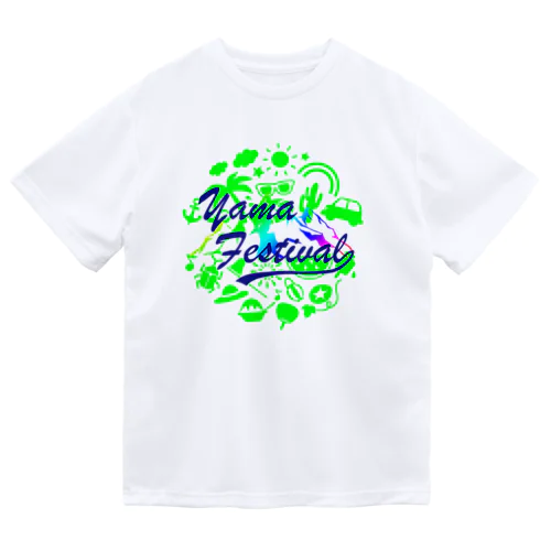 ヤマフェスステッカー（緑色） ドライTシャツ