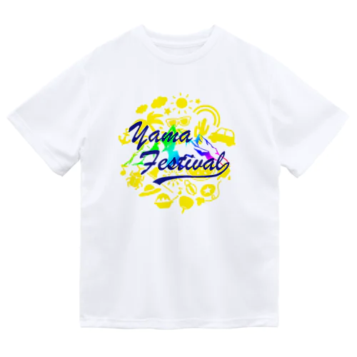 ヤマフェスステッカー（黄色） ドライTシャツ