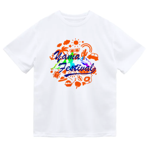 ヤマフェスステッカー（橙色） ドライTシャツ