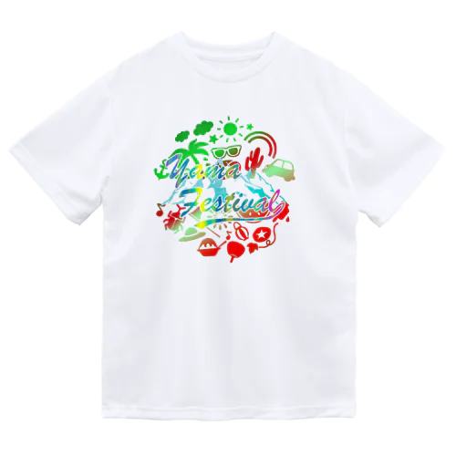 ヤマフェスステッカー（虹色） ドライTシャツ