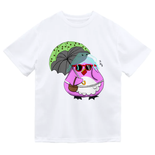 ペンギン母ちゃん 夏のおでかけ ドライTシャツ