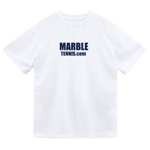 MARBLE TENNIS.com (Navy logo） ドライTシャツ