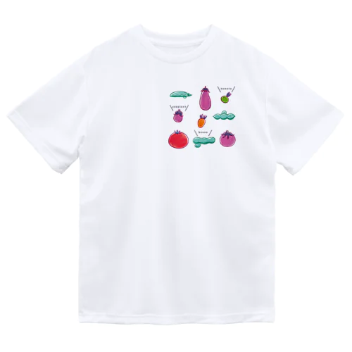 夏野菜たち Dry T-Shirt