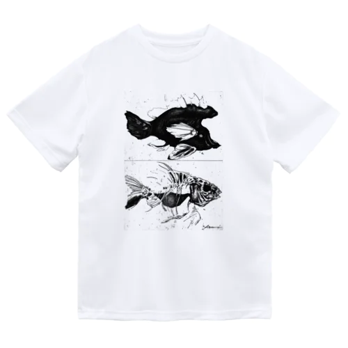 thinking about fish 1 ドライTシャツ