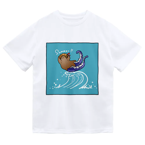 麦わら帽子とｳｨﾛｳ(しかく) ドライTシャツ