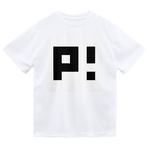 ピコピコ1文字ロゴ ドライTシャツ