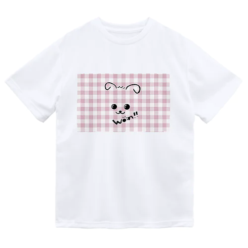 わんこA♡ギンガム Dry T-Shirt