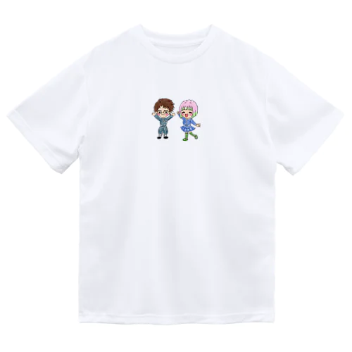 ホビさんとQちゃん Dry T-Shirt