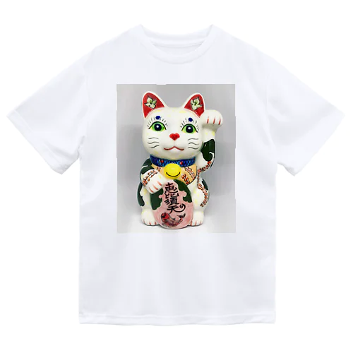 招き猫・恵比寿天 ドライTシャツ