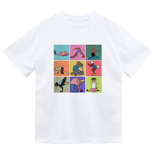 YOGA × Animals ドライTシャツ