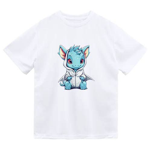 パーカーを着ているドラゴン ドライTシャツ