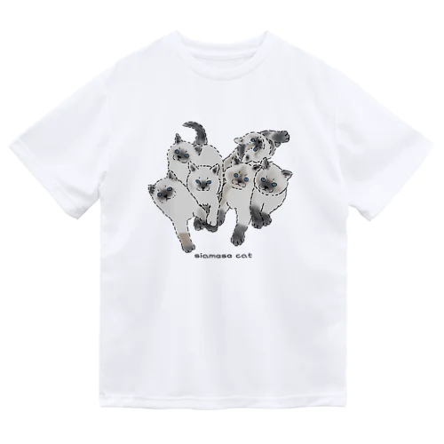 シャム猫　6 ドライTシャツ