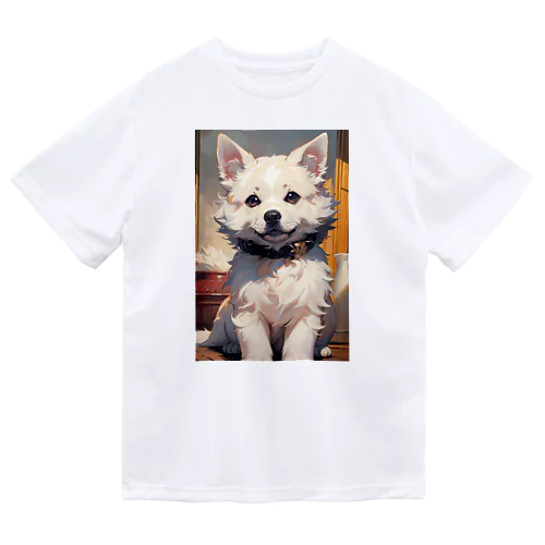 犬イラストグッズ ドライTシャツ