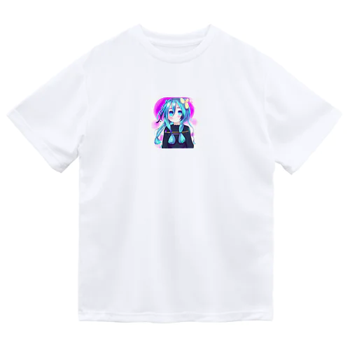 可愛いボーカロイド風の女の子 Dry T-Shirt