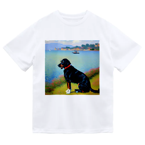 モネの犬 Dry T-Shirt