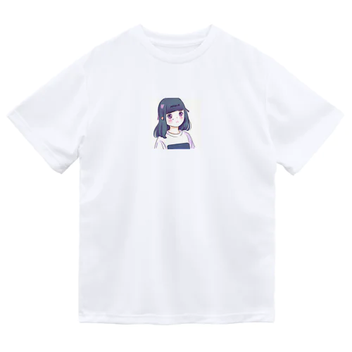 かわいい女の子 ドライTシャツ