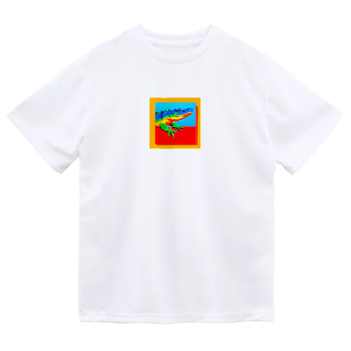 カラフルクロコダイル Dry T-Shirt