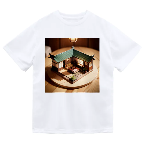 ミニチュアな日本家屋01 Dry T-Shirt