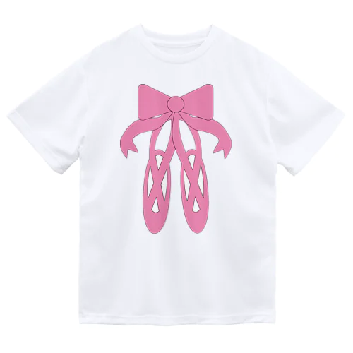 ピンクのバレエシューズ Dry T-Shirt
