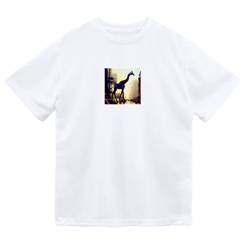 キリンの散歩 Dry T-Shirt