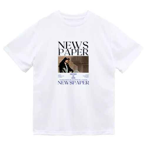 NEWS PAPER ドライTシャツ