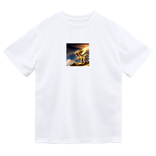 わんこ金龍　駆け抜け龍 Dry T-Shirt