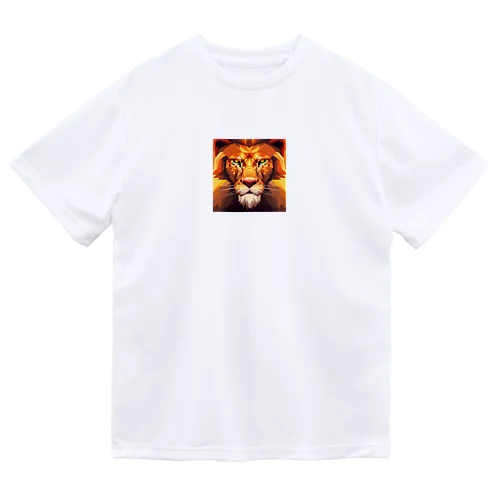 可愛い猛獣ドットレオ Dry T-Shirt