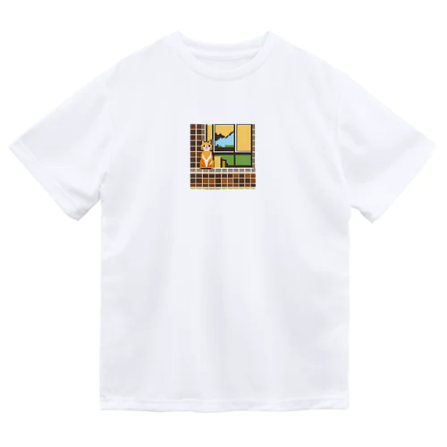 ドット絵の猫 Dry T-Shirt