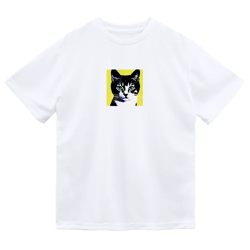 レトロキャット ドライTシャツ