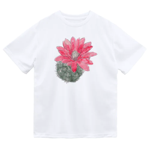 サボテン〜緋花玉〜 Dry T-Shirt