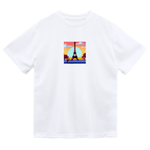 フランスの風景のピクセルアート Dry T-Shirt