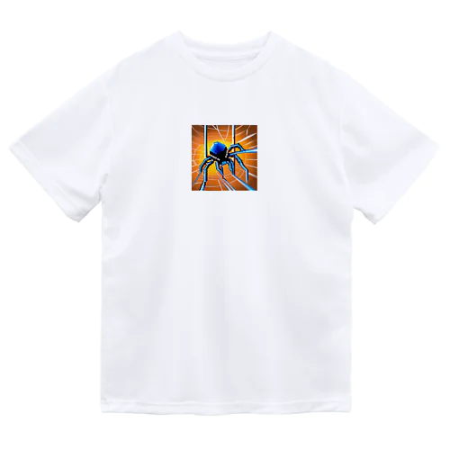 ドット絵　クモ　スパイダー　ピクセル画像 Dry T-Shirt